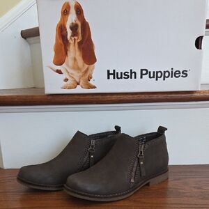 Hush Puppies Mazin Cayto bootie size 7 in dark brown